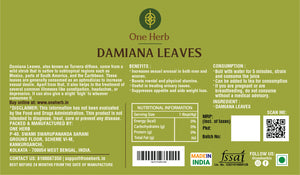 
                  
                    DAMIANA LEAVES
                  
                