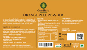 
                  
                    ORANGE PEEL POWDER
                  
                