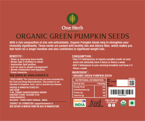 
                  
                    Organic Pumpkin Seeds
                  
                