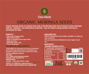 
                  
                    Organic Moringa Seed
                  
                