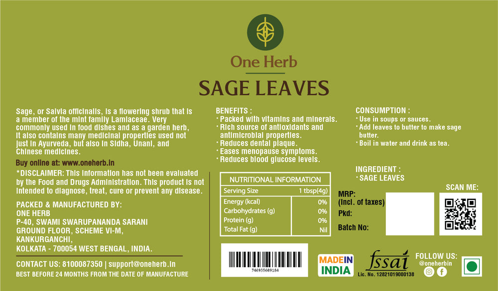 
                  
                    SAGE LEAVES
                  
                