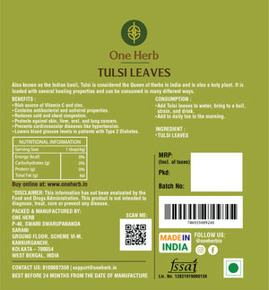 
                  
                    TULSI LEAVES
                  
                